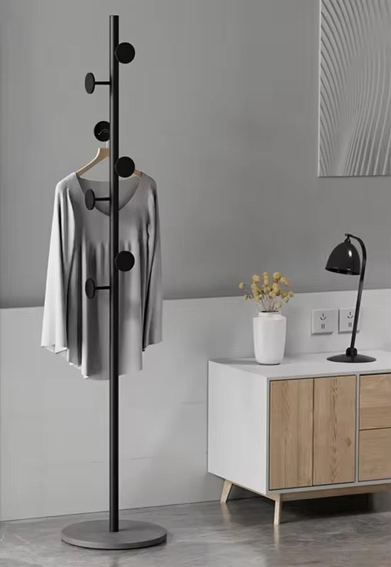 Iron and Marble Clothes Rack