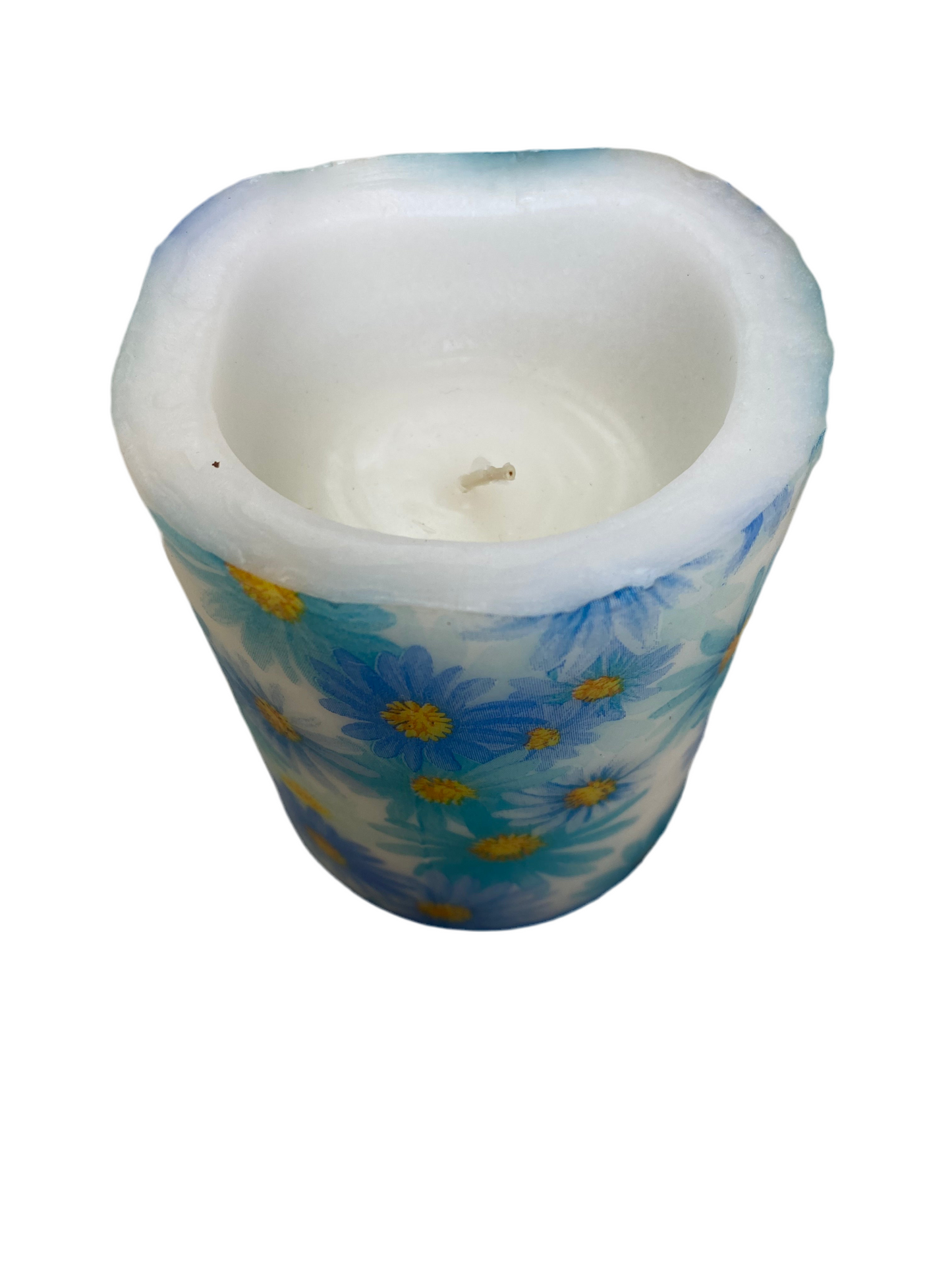 Sunny Blue Candle