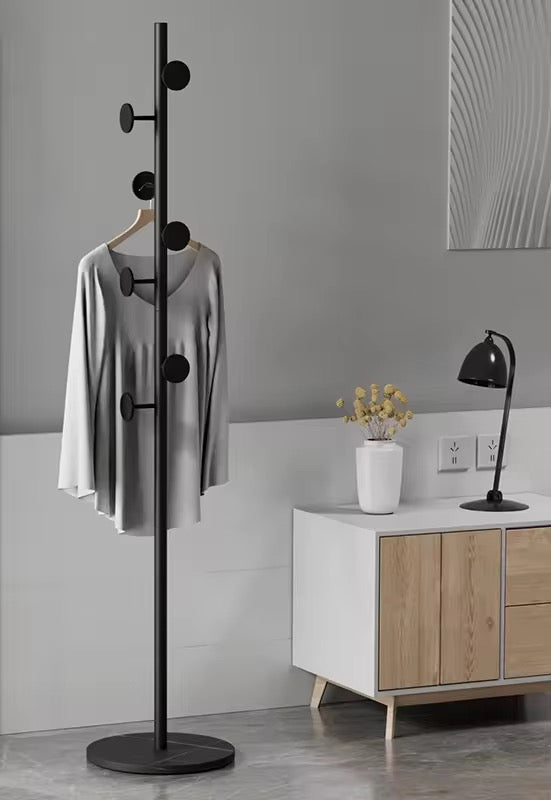 Iron and Marble Clothes Rack