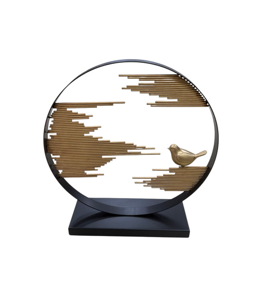 Gold and black decoration