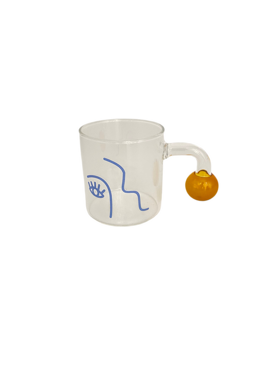 300 ml Transparent Glass Mug
