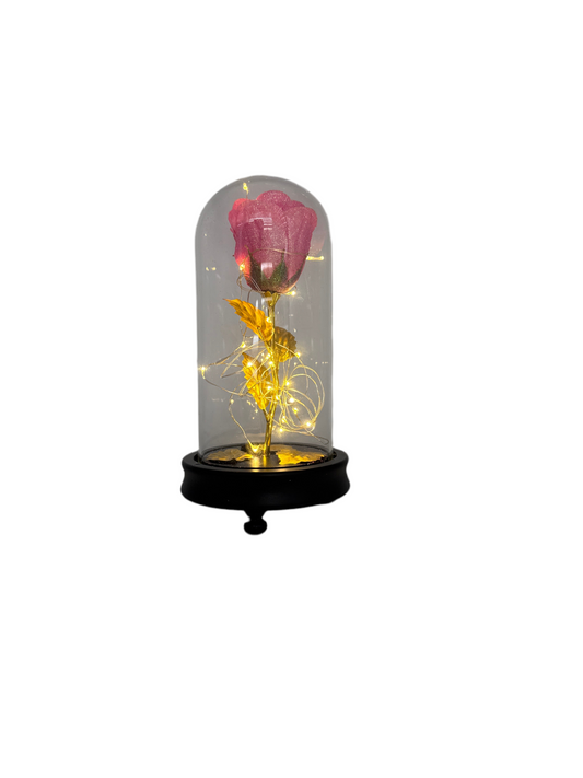 Large aritifical Flower with glass cover