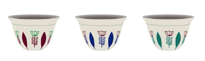 Phoenix, 12 pcs Arabic Coffee Cups