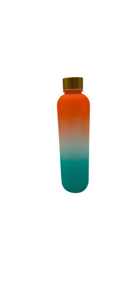 1000 mL plastic colored water bottle