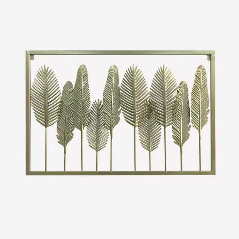 Gold Metal Wall Decoration