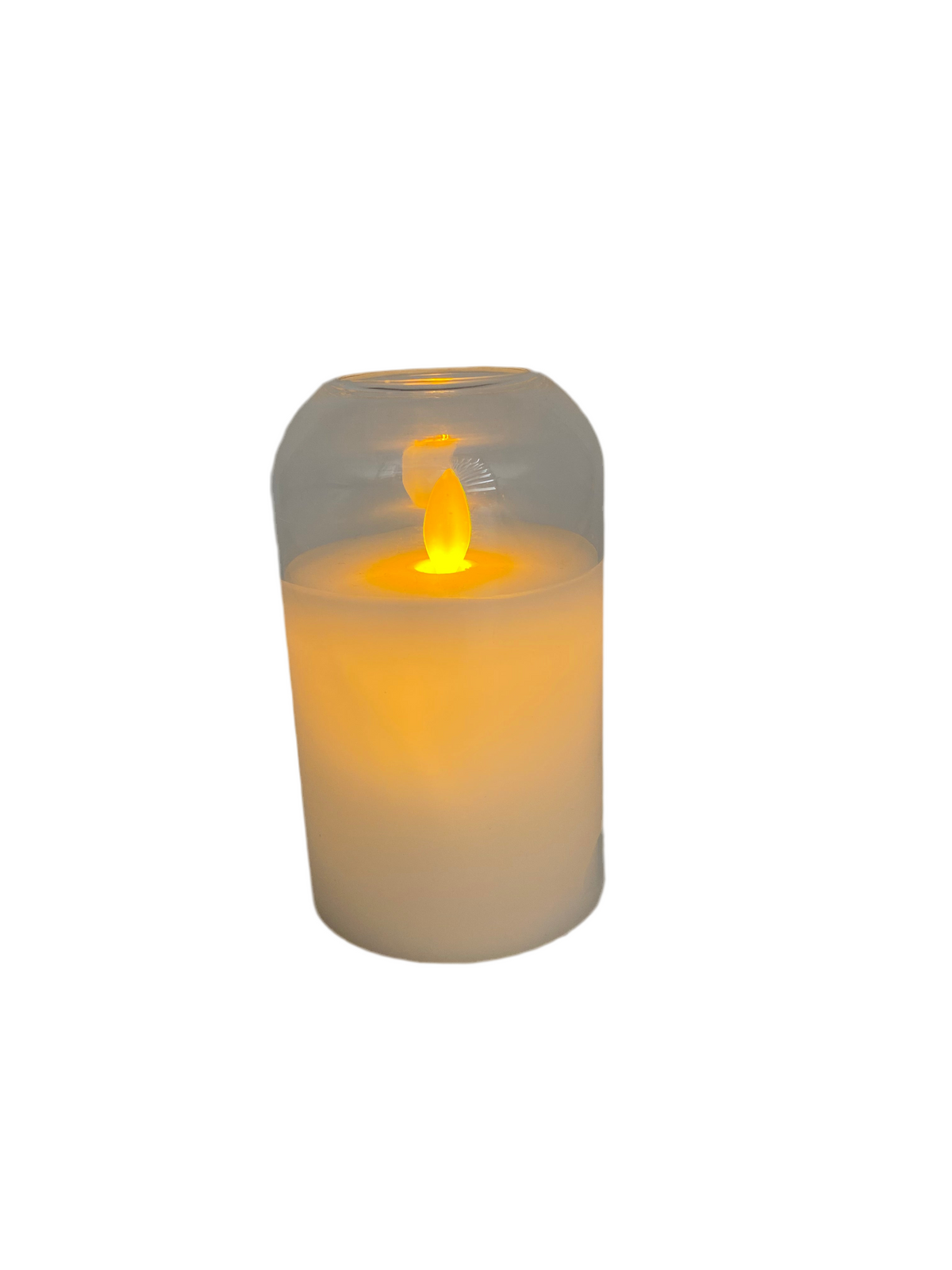 Transparent Glass Led Candle