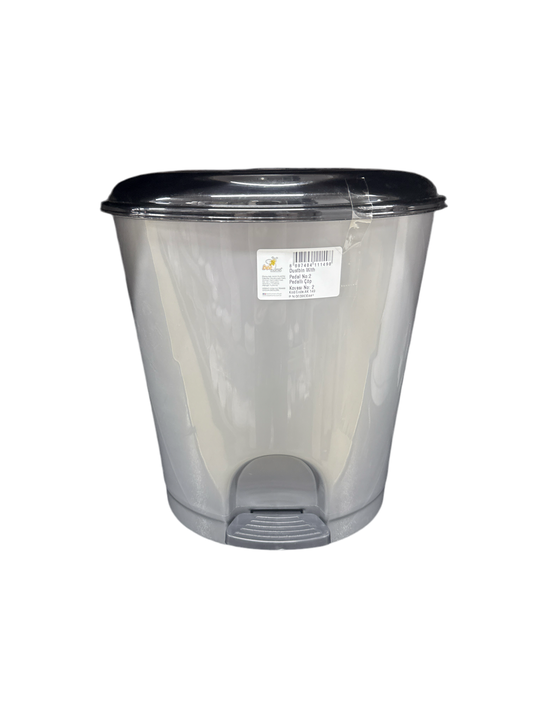 7-liter plastic pedal waste bin