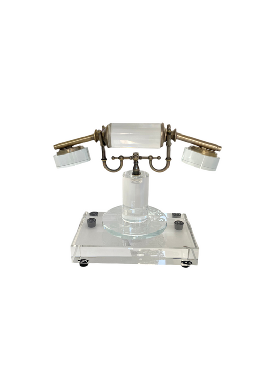 Crystal & Metal Vintage Style Telephone Decoration