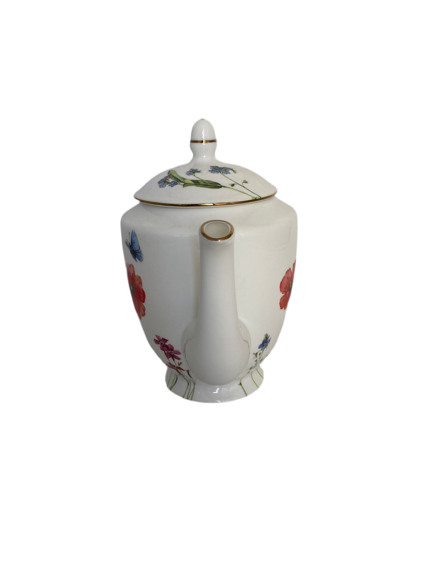 Ceramic Flowers Teapot