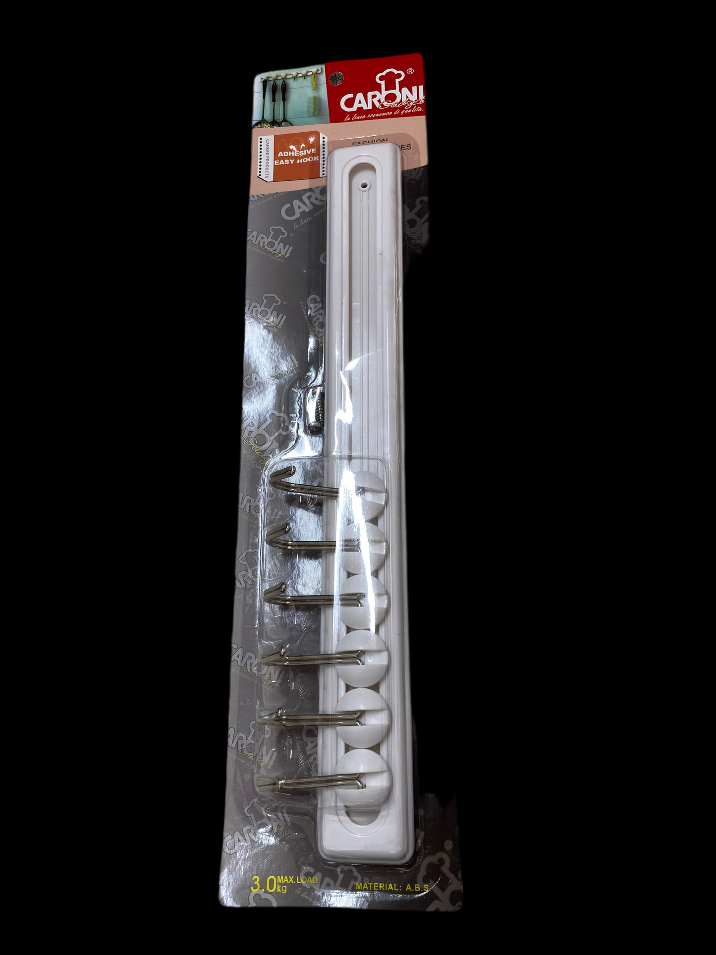 Plastic Hanger With 6 Hooks
