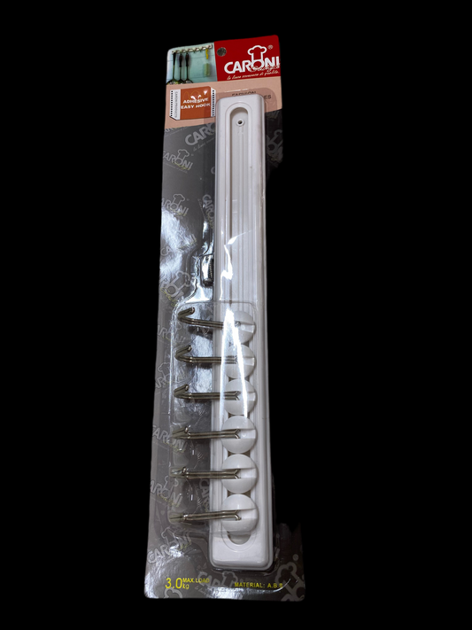 Plastic Hanger With 6 Hooks