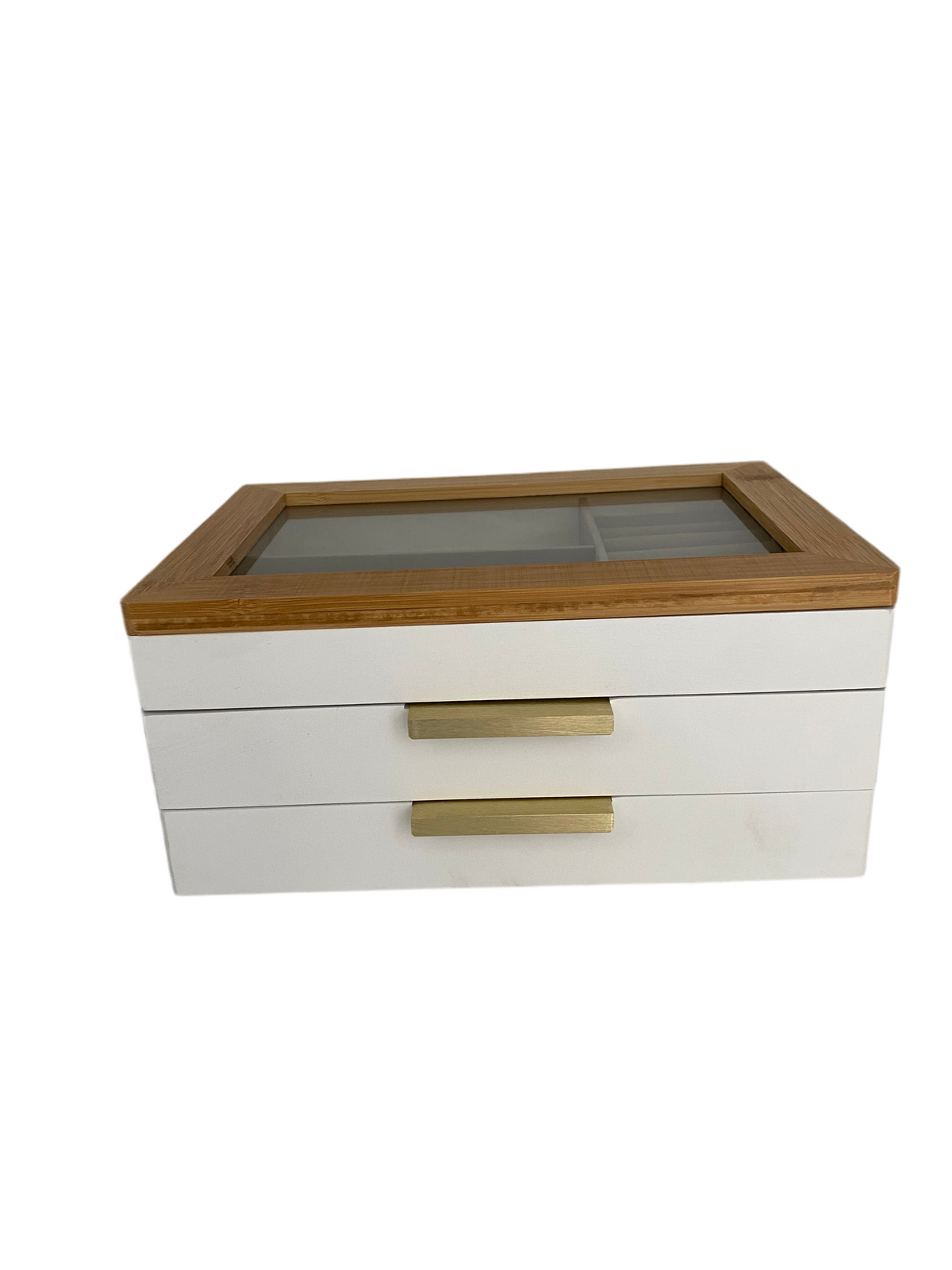 3 Layers Wood Jewellery Organizer