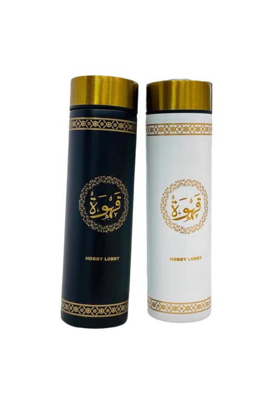 2 PCs Stainless Steel Vacuum Flask Set