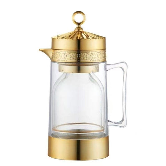 Plexi and Glass Gold Kettle