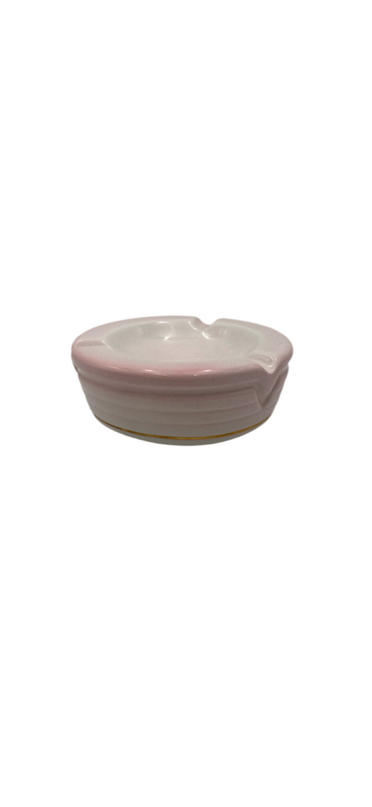 Ceramic pink ashtray