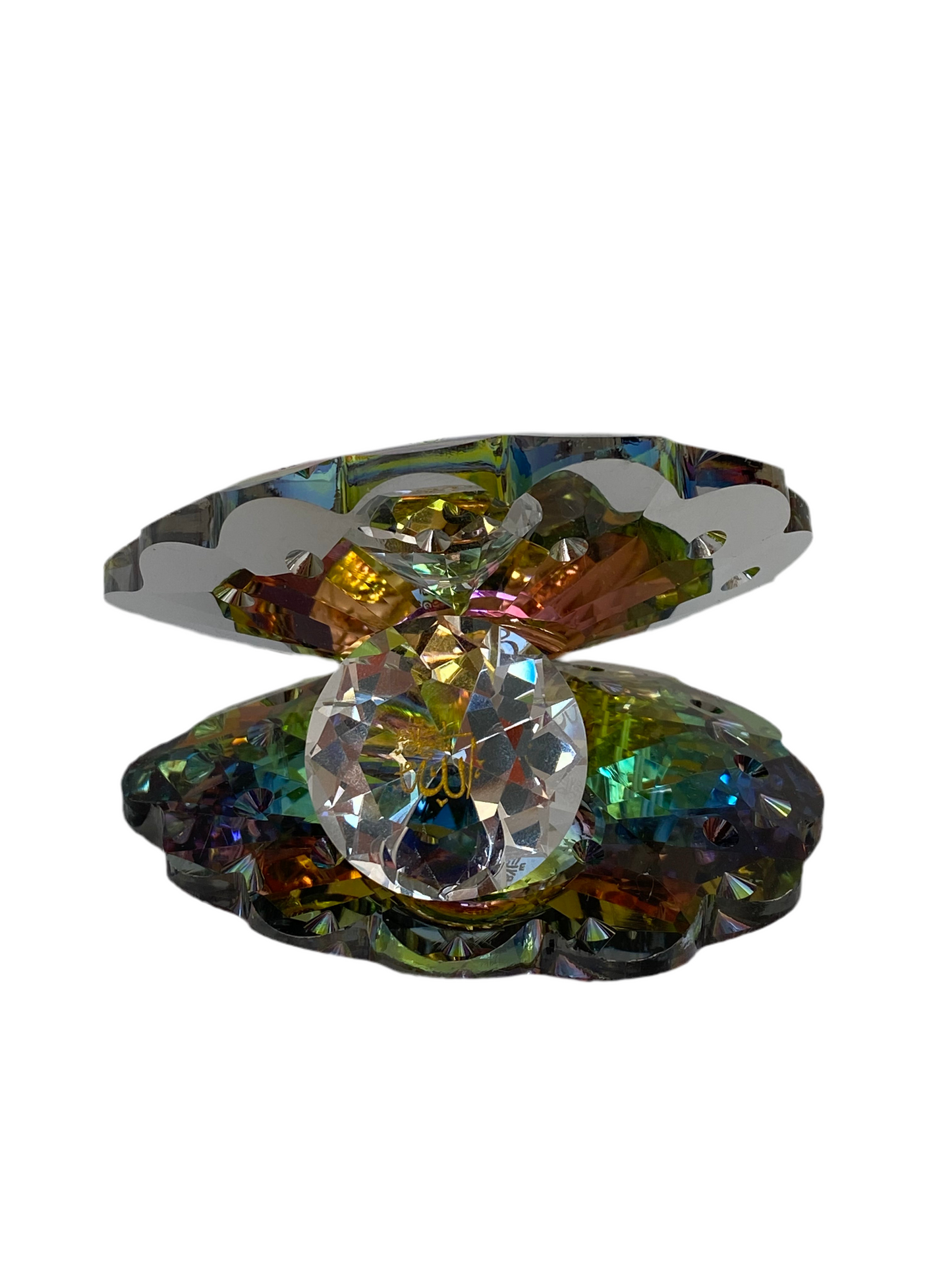 Crystal Shell With Diamond - Islamic Decoration