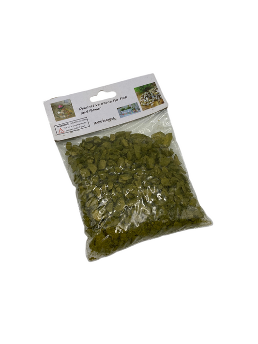 Decorative Gold Pebbles For Fish & Flower
