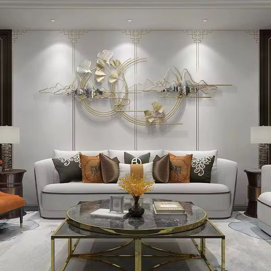 Gold Metal Wall Decoration