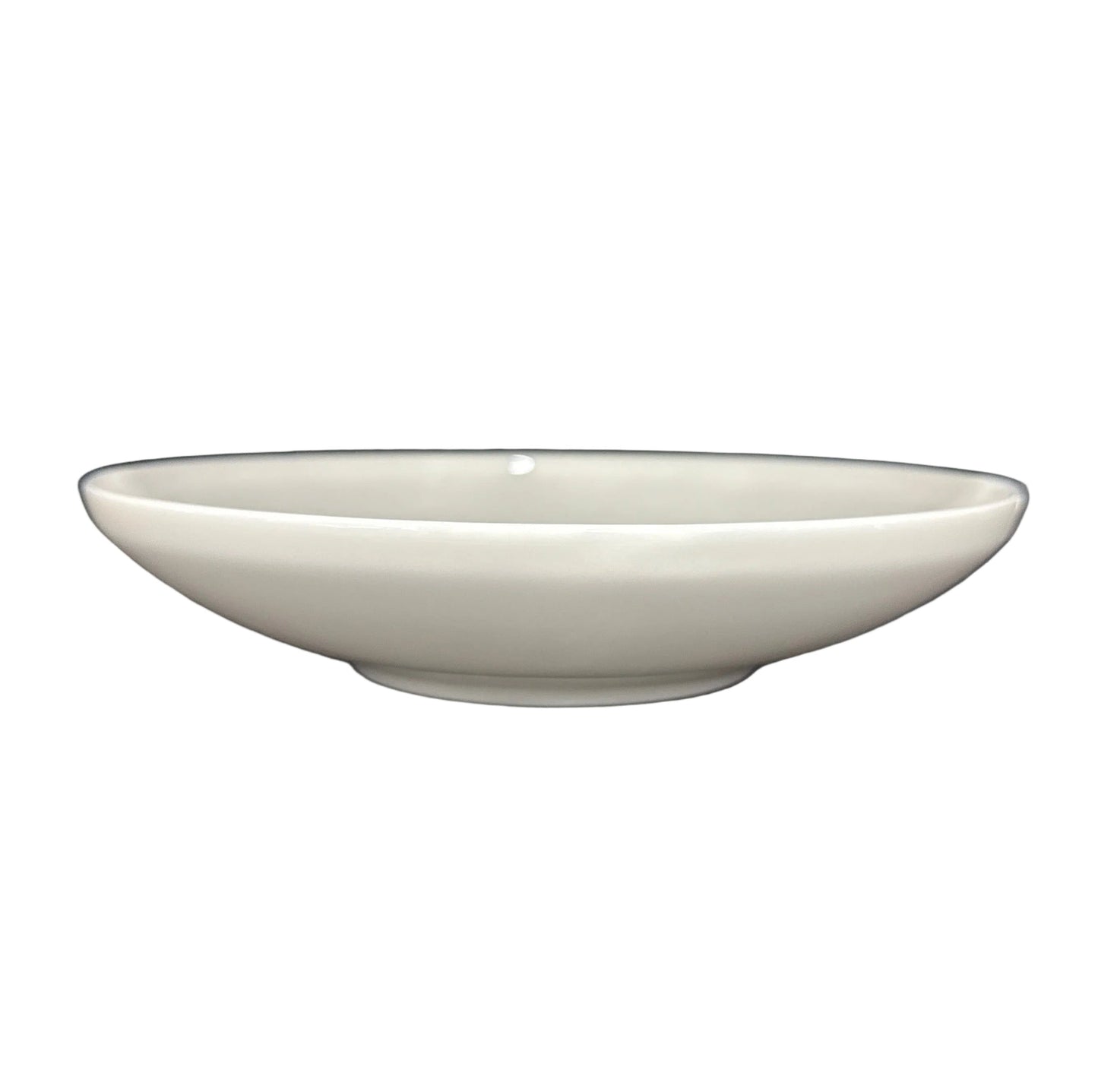 Deep plain white plate 21cm