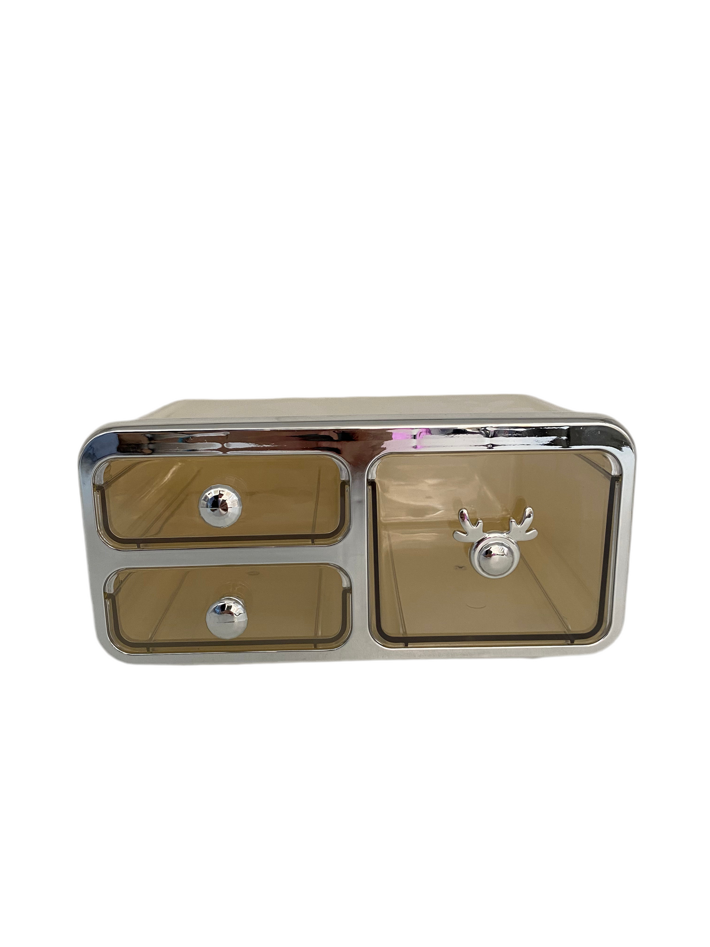 3 Drawers Plastic Jewellery  Organizer