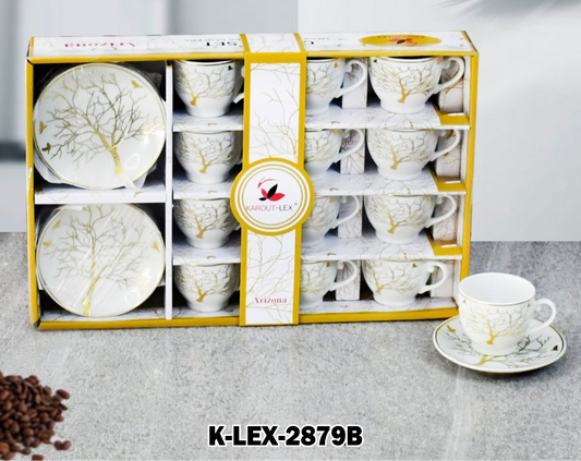 Arizona, 24 PCs Coffee Cups With Saucers