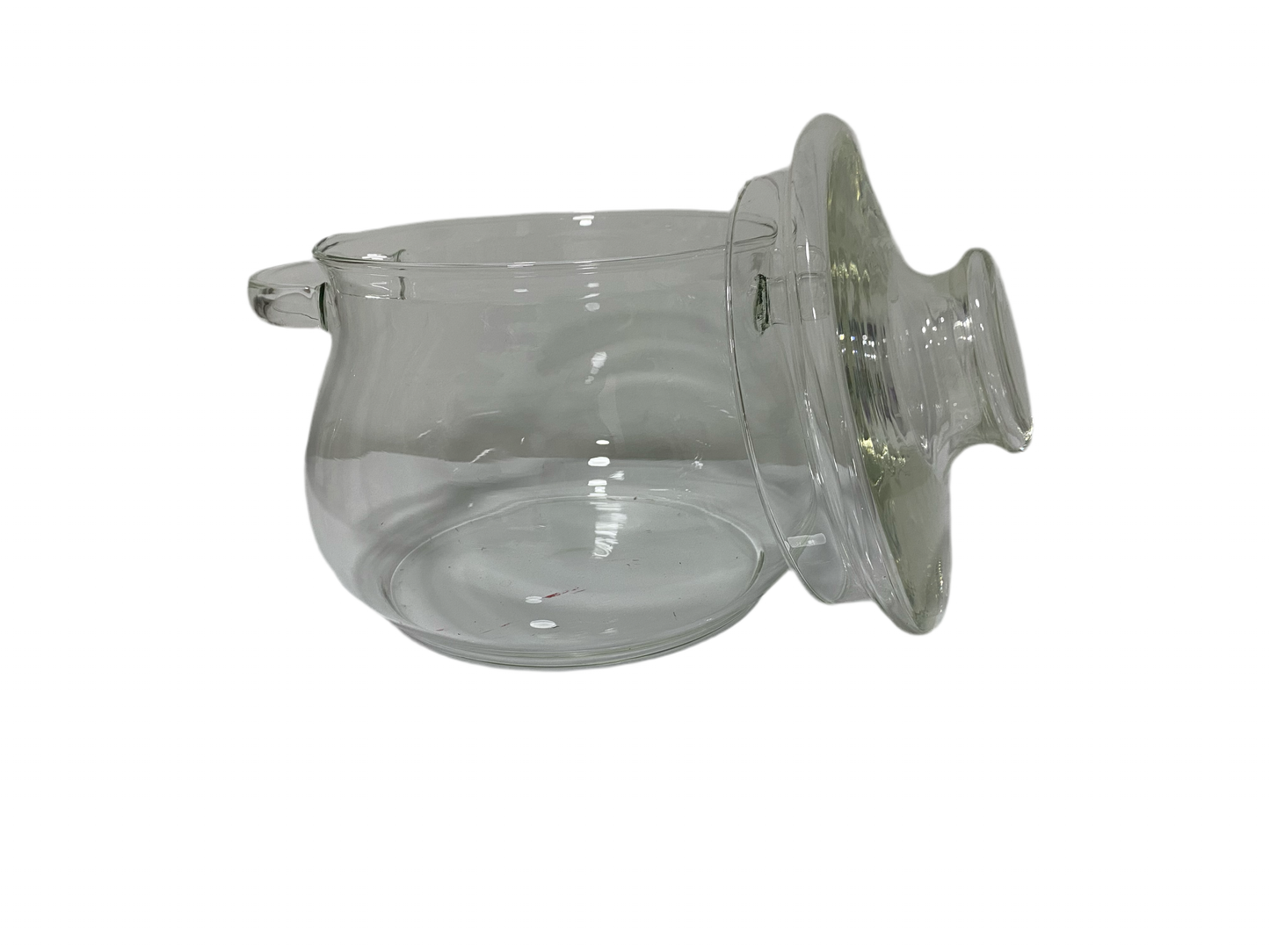 Glass cooking pot