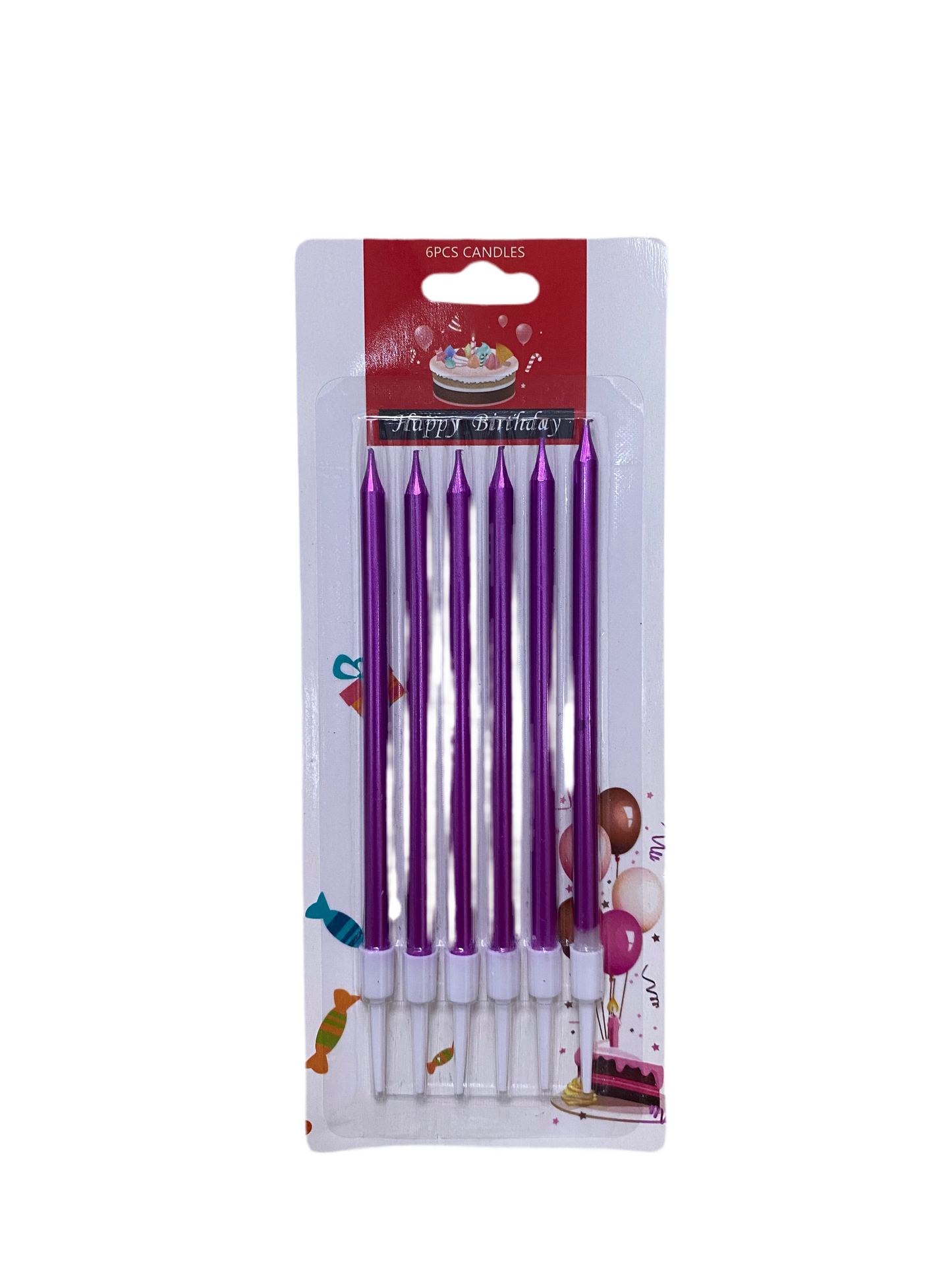 Birthday Candles 6 Pcs