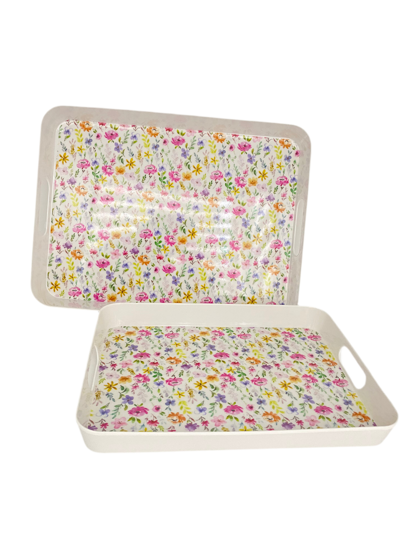 GeBe, 2 PCs Rectangular Melamine Tray Set