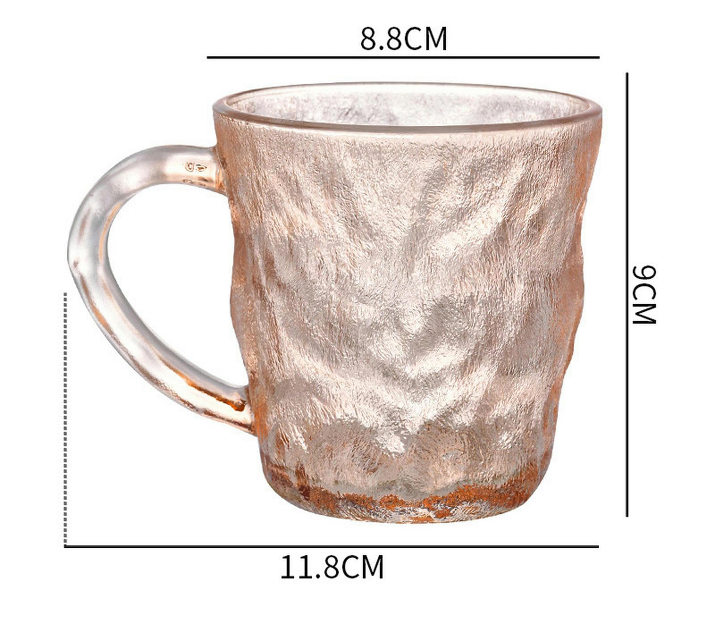 Set of 6 glass  cups