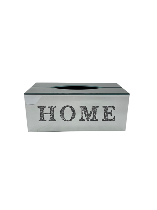 Mirror Glass Tissue Box