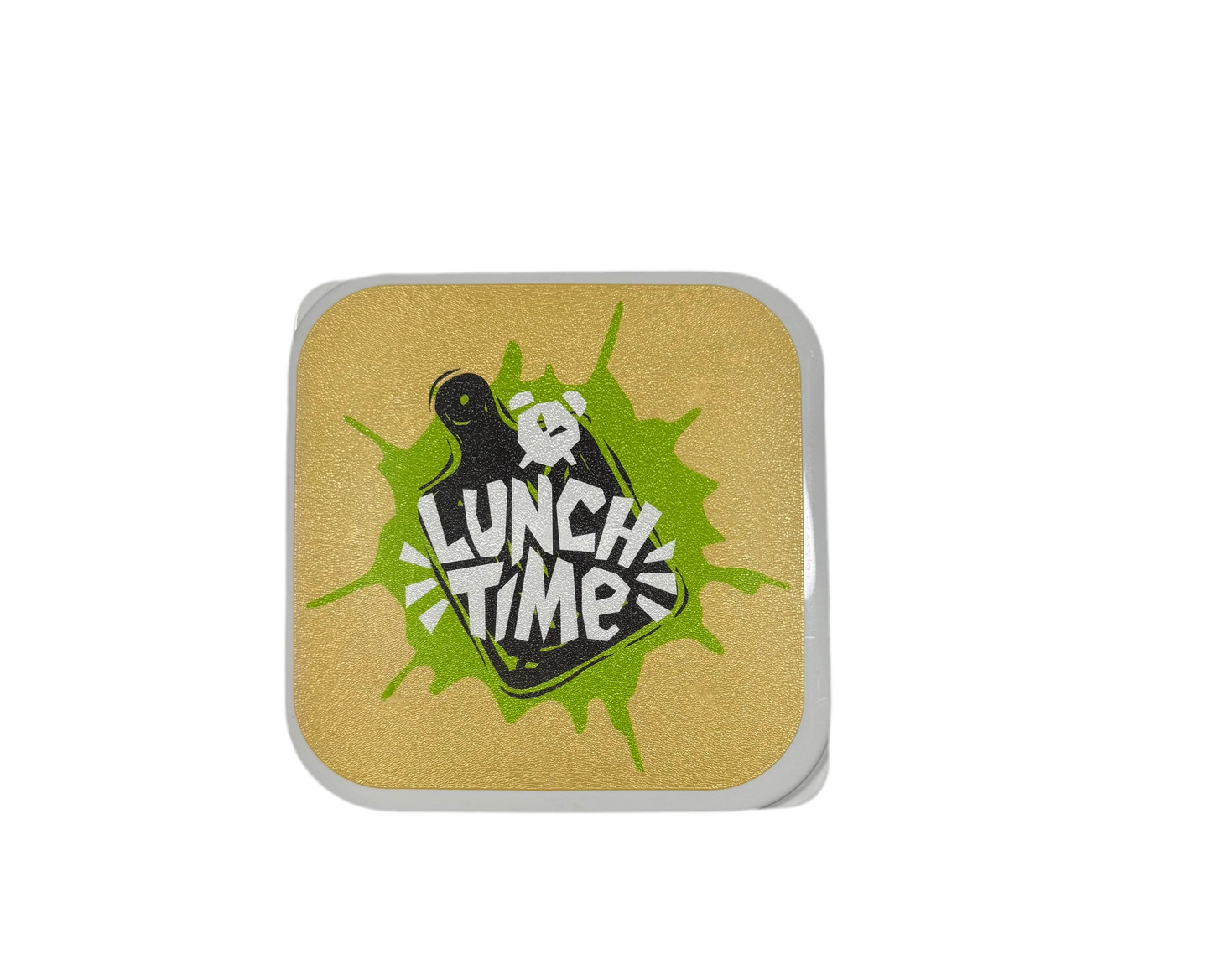 Set of 4 square transparent containers