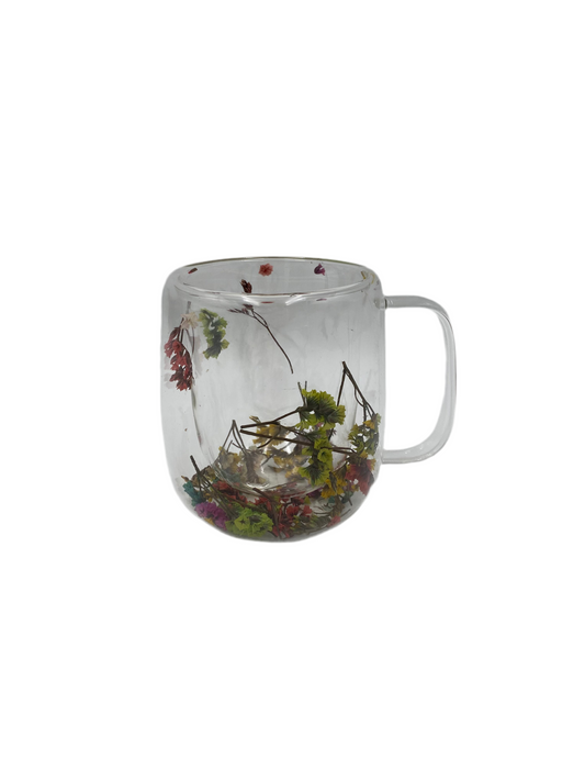 300 ML Double Wall Transparent Glass Mug