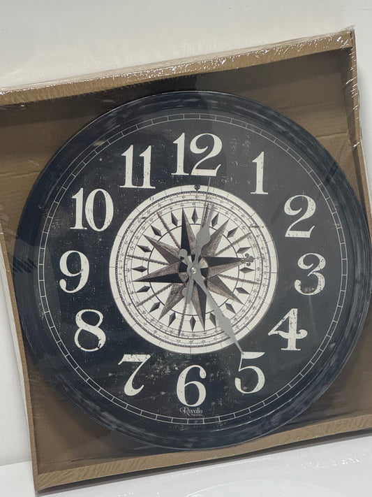 Compass wall clock
