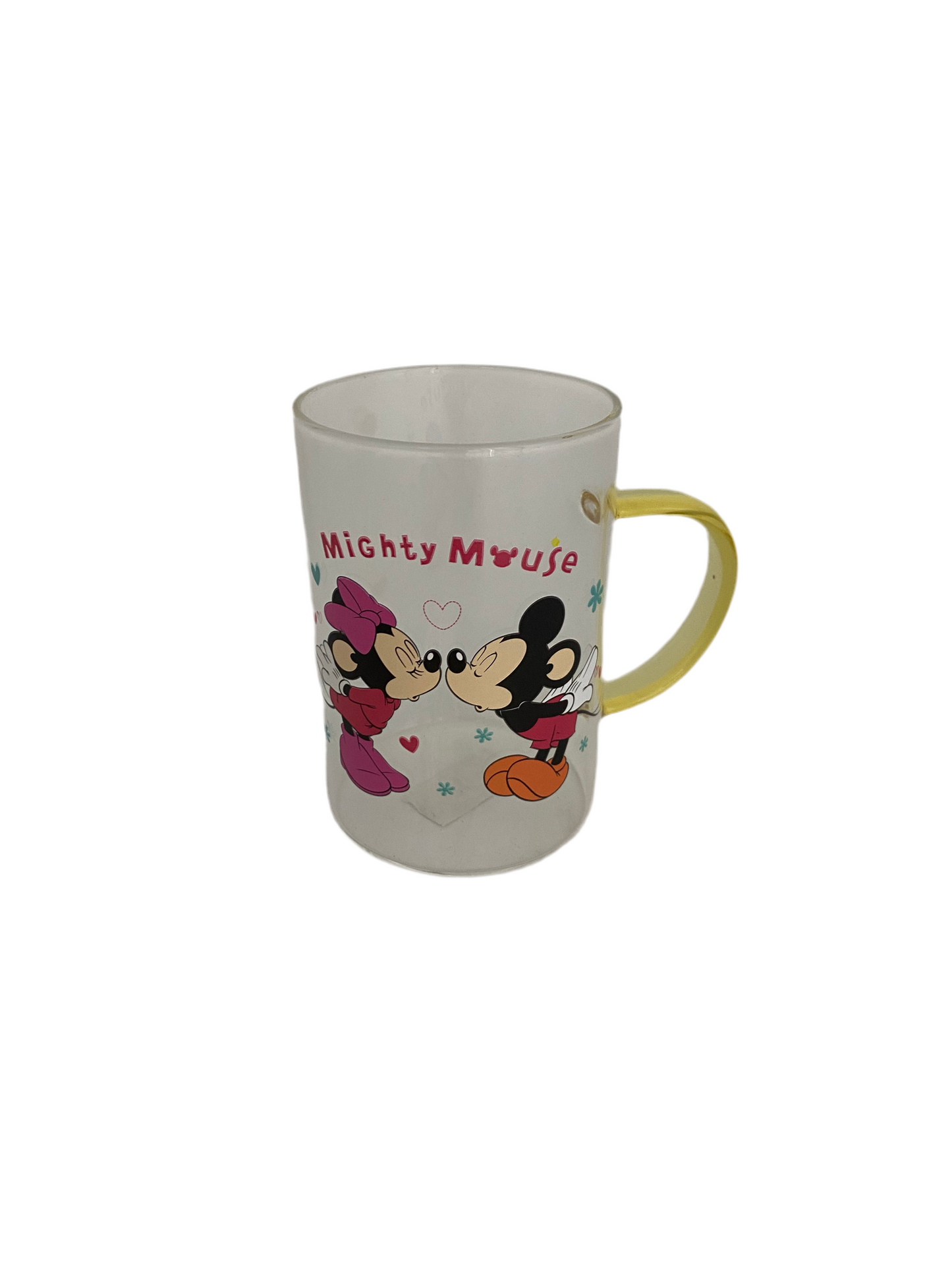 Mickey/ Minnie Transparent Glass Mug