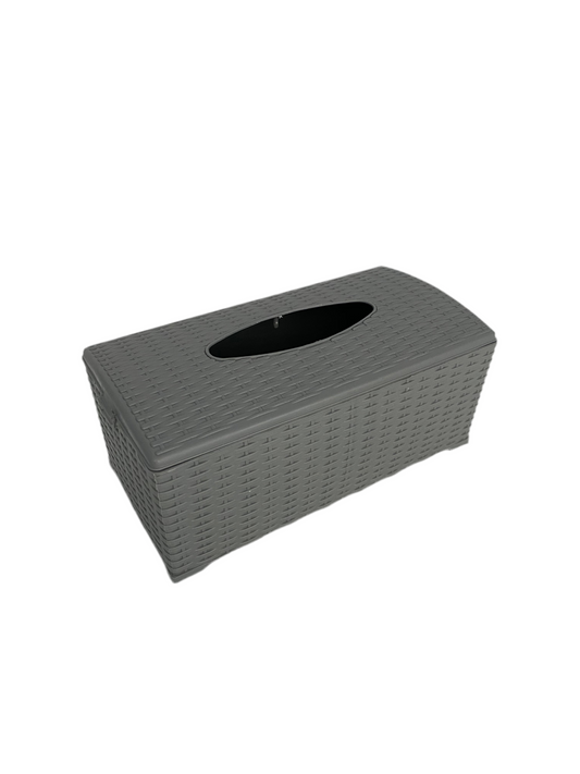 Happy Life, Plastic Rattan Tissue Box