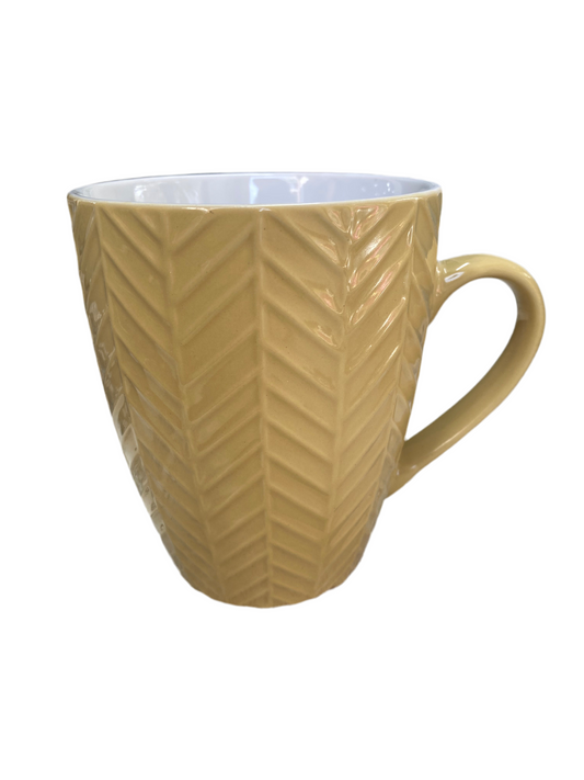 Yellow- Porcelain Mug