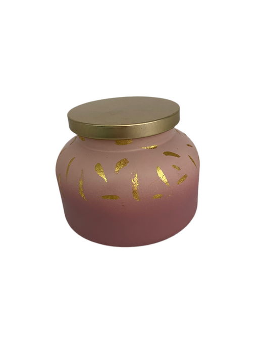 Berry Scented Candle In Porcelain Jar