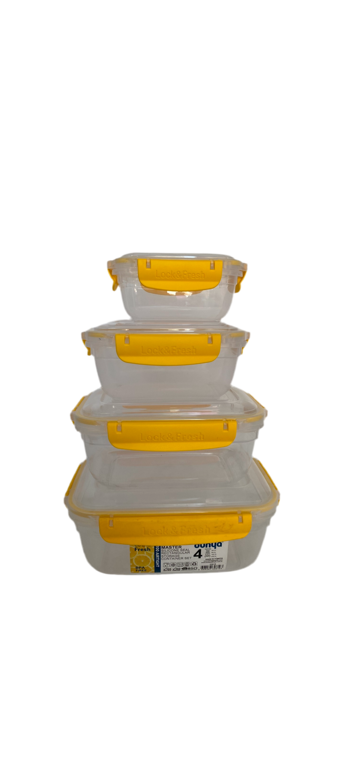 Dunya, Master Silicone Seal Rectangular Storage Container Set
