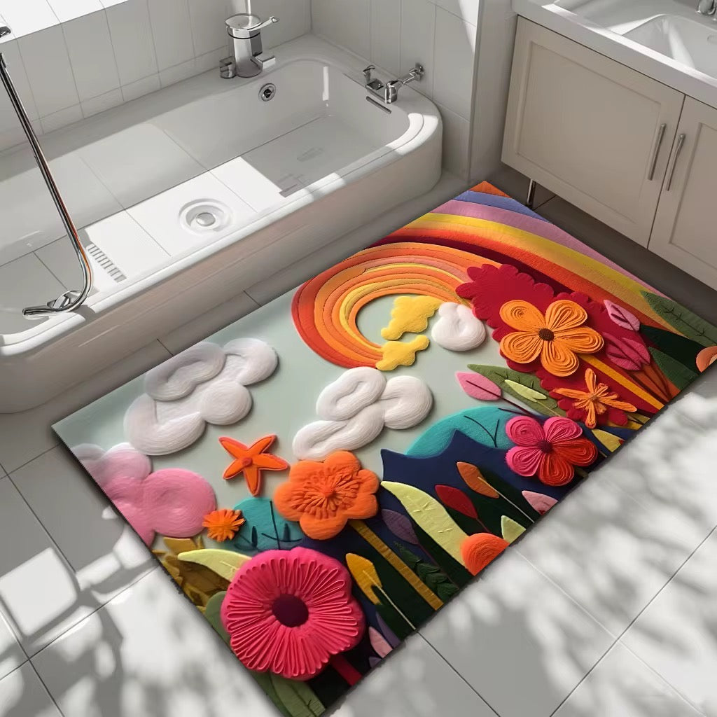 Colorful Bathroom Mat