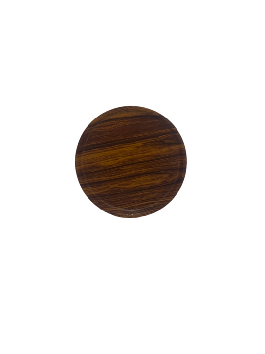 Small round wooden tray 38cm