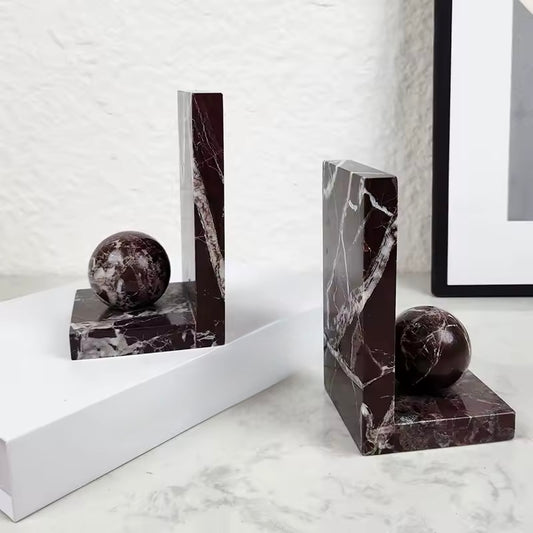 Bookends Sculpture Marble set