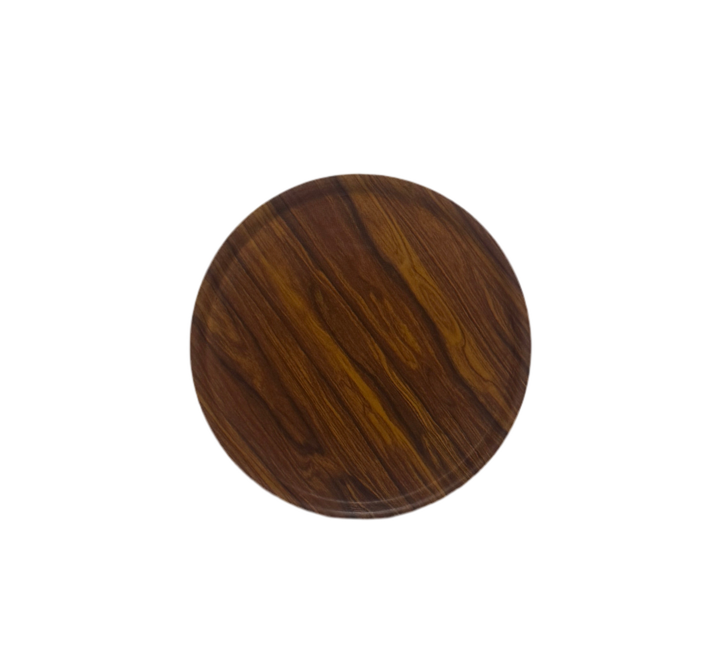 Large round wooden tray 43cm