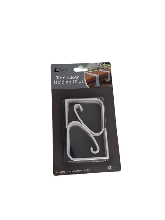 Phoenix, 4 Pcs Tablecloth Holding Clips Set