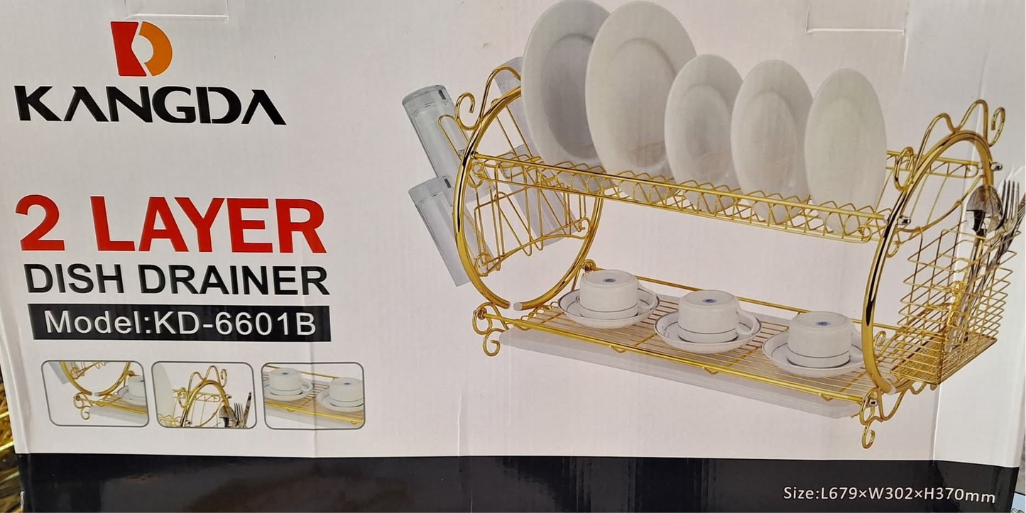 KANGDA, 2 Layer Dish Drainer