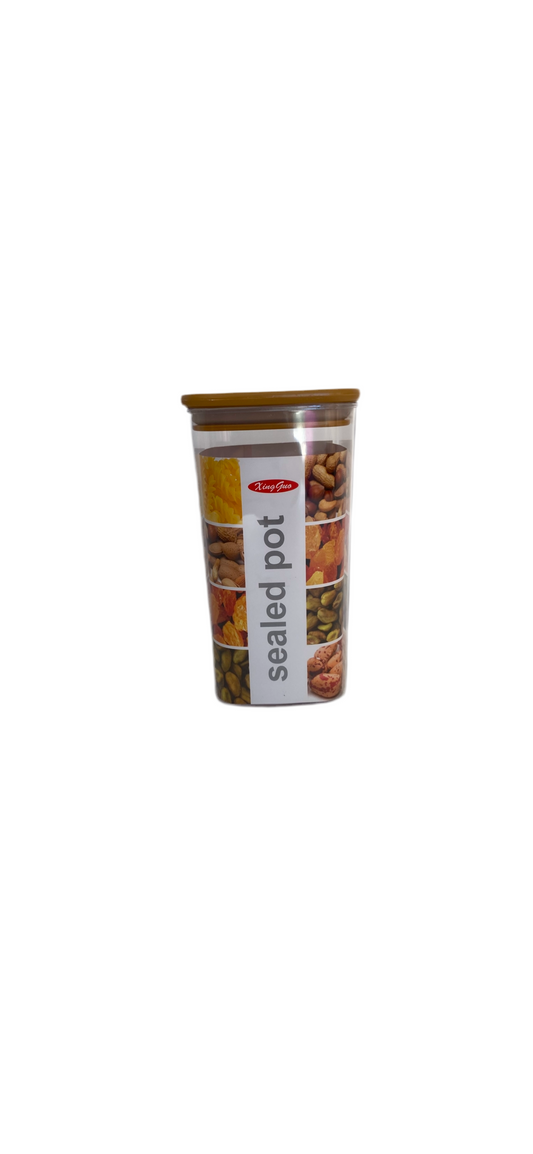 1300 ml Plastic Squared Sealed Container