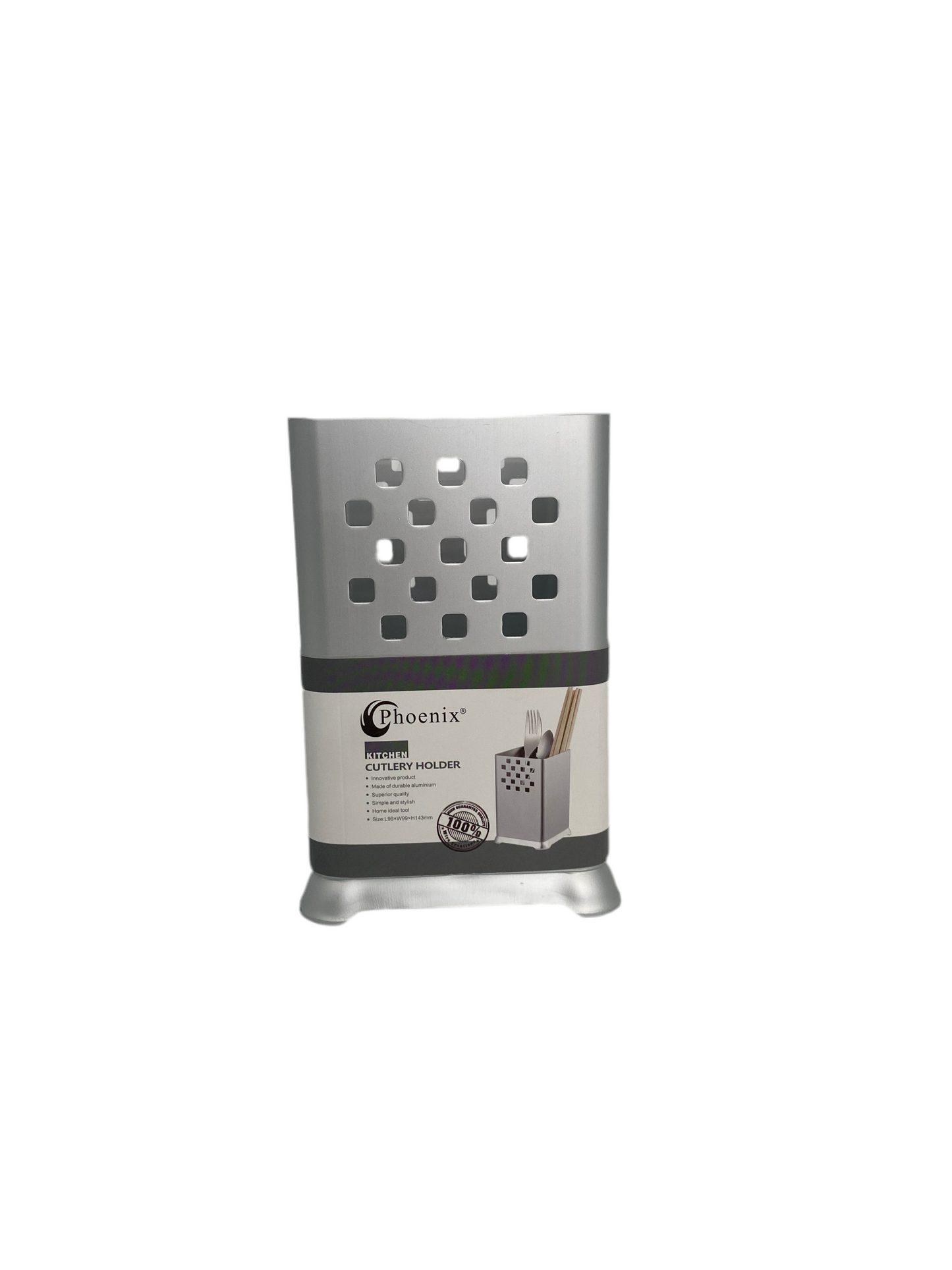 Phoenix, Aluminium Kitchen Cutlery Holder