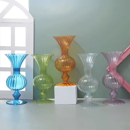 Colored Glass Vase