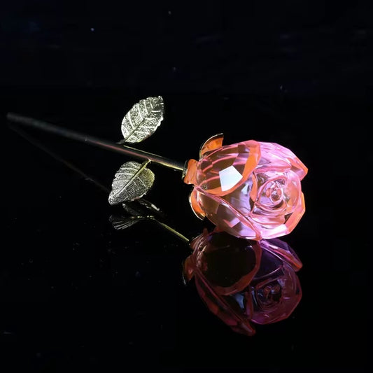 Glass flower decoration