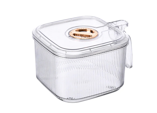 Transparent Acrylic Squared Fridge Food Container
