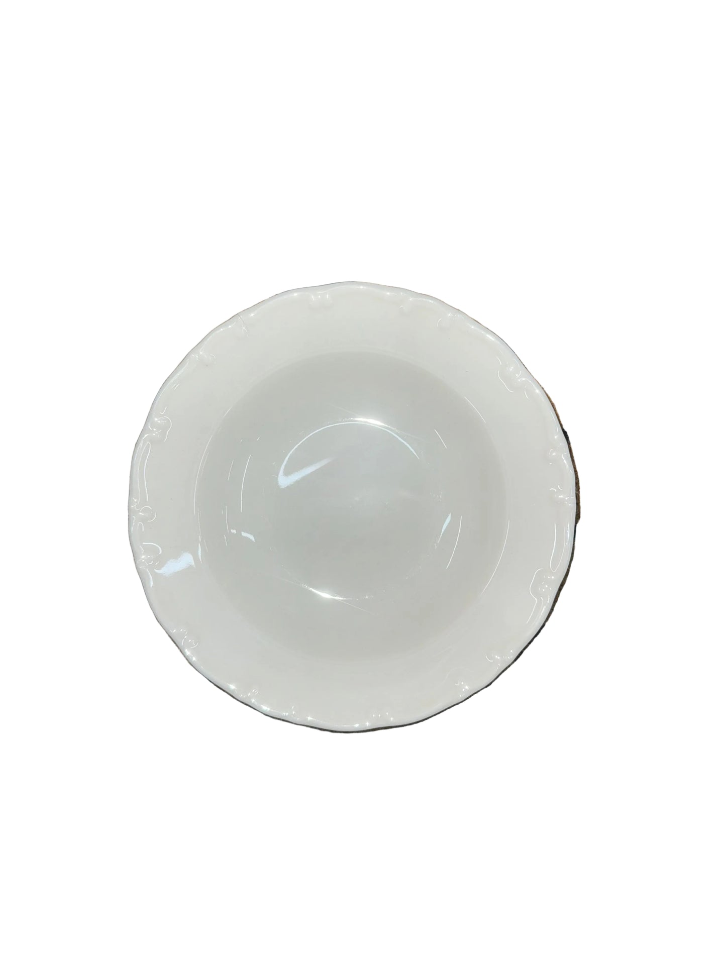 Deep white porcelain plate 20cm